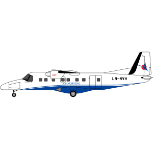 LN72-512 Dornier 228-100/200 Norving, Agderfly, Ratioflug and Air Vendee.