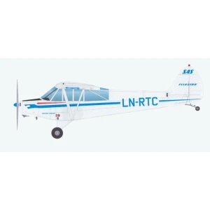 LN32/48-01 SAS Flying Club LN-RTC “Baltus Viking”, Piper Super Cub, includes decals for 1/48 and 1/32 scale