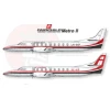 LN72-LE25 Nordsjøfly and AMA Air Express Fairchild SA226 Metroliner II. Including masks.