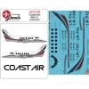 LN72-530 Coast Air BAE 31 Jetstream, includes window masks. - Image 2
