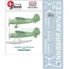 LN72-569 Widerøe Stinson Reliant SR-8 & SR-9, Includes masks for SR-9. - Image 2