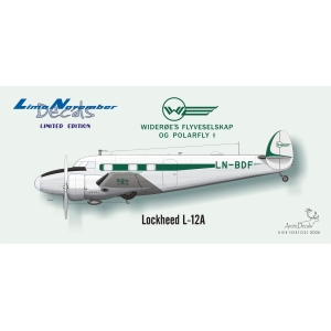LN72-LE05 Widerøe’s Flyveselskap og Polarfly, Lockheed L-12A.