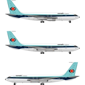 LN144-555 Conair Boeing 720/720B’s.