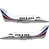LN72-530 Coast Air BAE 31 Jetstream, includes window masks.