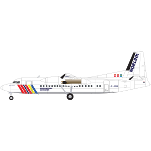 LN144-616 SAS old cs Fokker 50.