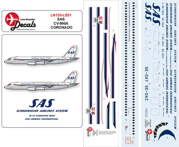 LN135-LE01 SAS CV990 including leased to Thai. 1/135. - Image 2