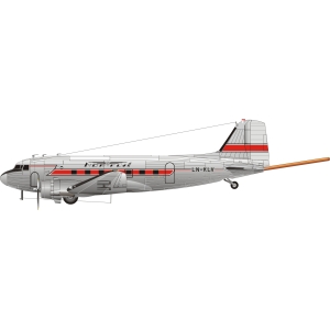 LN72-LE04 Nor-Fly, Douglas DC-3, including masks for Airfix and Italeri.