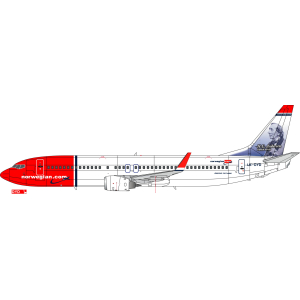 LN144-549 Norwegian B737-800 LN-DYD “H.C.Andersen”
