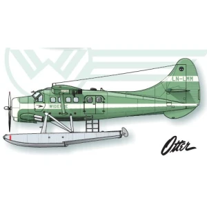LN48-01 Widerøe’s, DHC-2 Beaver & DHC-3 Otter, includes window masks for both types.