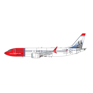 LN144-606 Norwegian B737-MAX 8 EI-FYD” Benjamin Franklin”