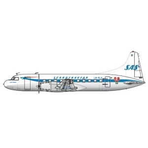 LN72-577 SAS Convair CV440 last scheme. With masks for windows.