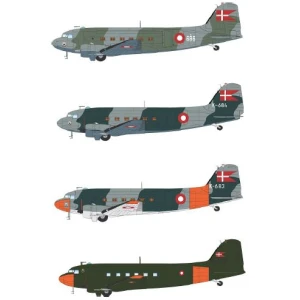 LN72-D20 RDAF C-47’s Part 2, masks included for Airfix