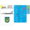 LN48-D24 Ukrainian F-16's in RDAF colors. UA80-3599+UA80-3596 - Image 2
