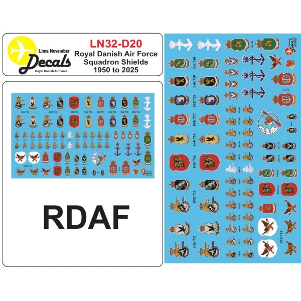 LN32-D20 RDAF Squadron Shields - Image 2