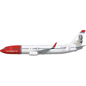 LN200-81 Norwegian B737-800 LN-NOD Sonja Henie